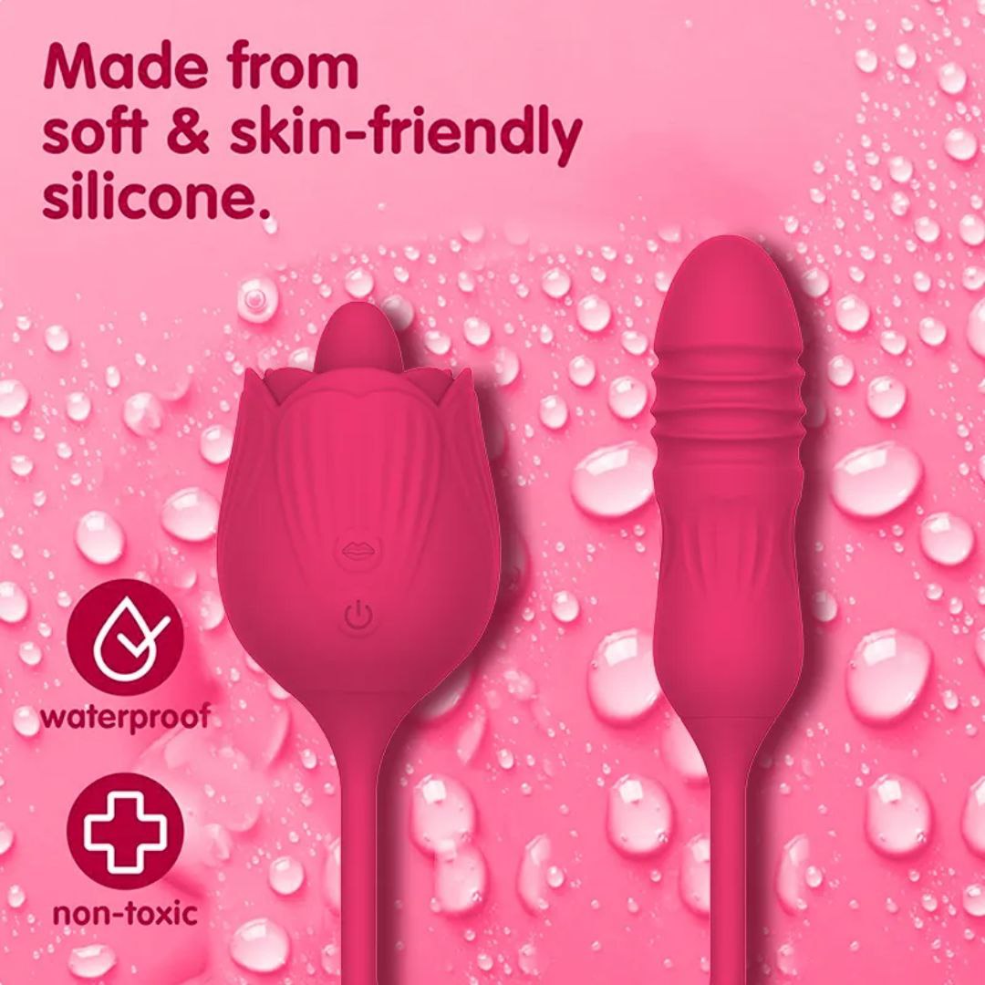 Wireless Flower-Inspired Relaxation Wand – Automatic & Rechargeable Comfort Massager