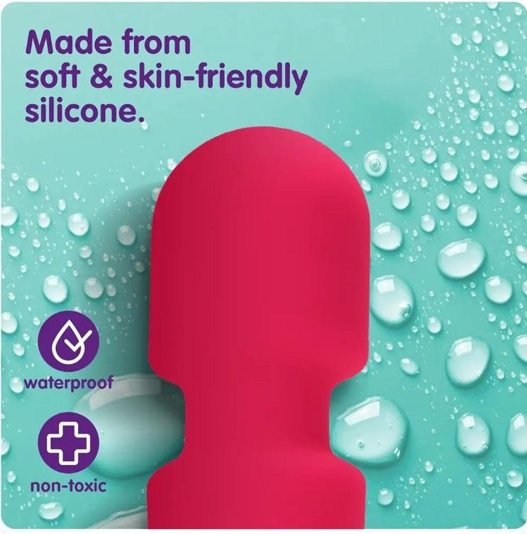 Mini AV Style Body Massager – USB Rechargeable Wellness Wand for Women